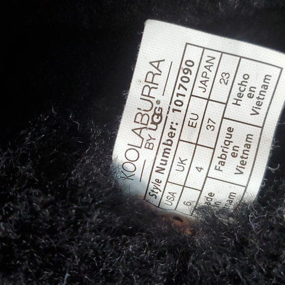 KOOLABURRA by UGG Black Faux Suede and Fur Lined Flat Heel Boots-NWOT-US… - Picture 12 of 13